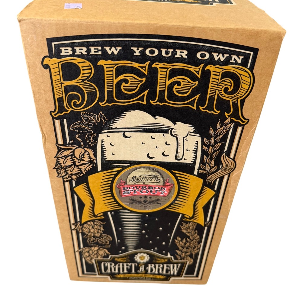 Craft A Brew Southern Bourbon Stout Home Beer Brewing Kit 1 Gallon Starter Set